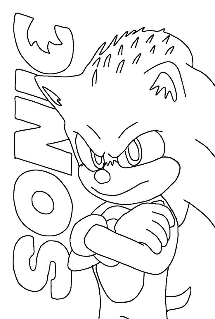 Super Sonic Coloring Pages Free Printable 96