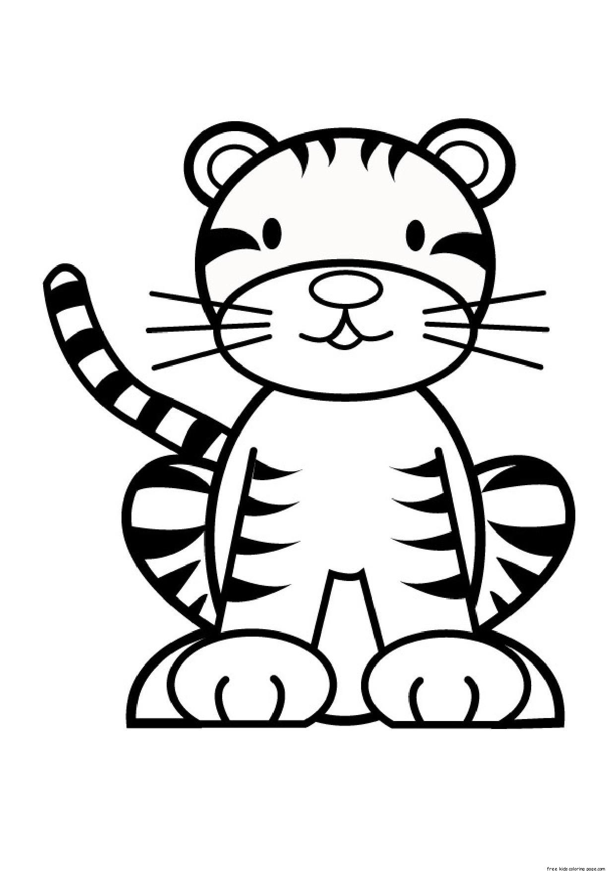 Tiger Coloring Pages Free Printable 101