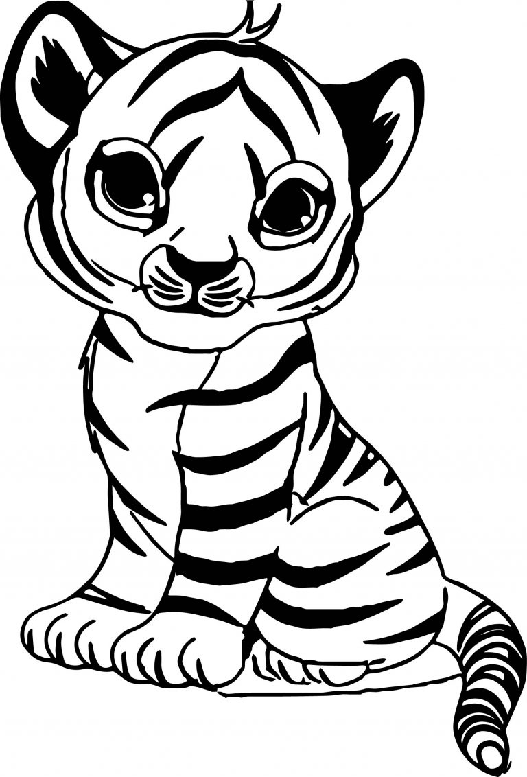 Tiger Coloring Pages Free Printable 102