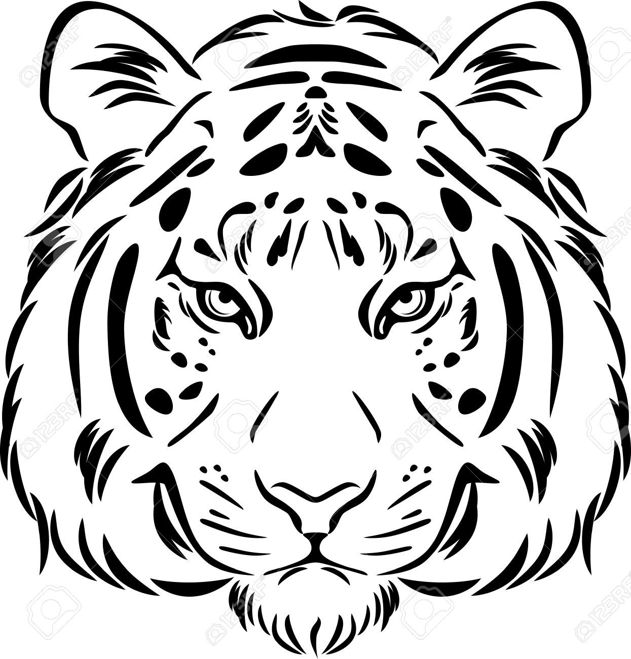 Tiger Coloring Pages Free Printable 105