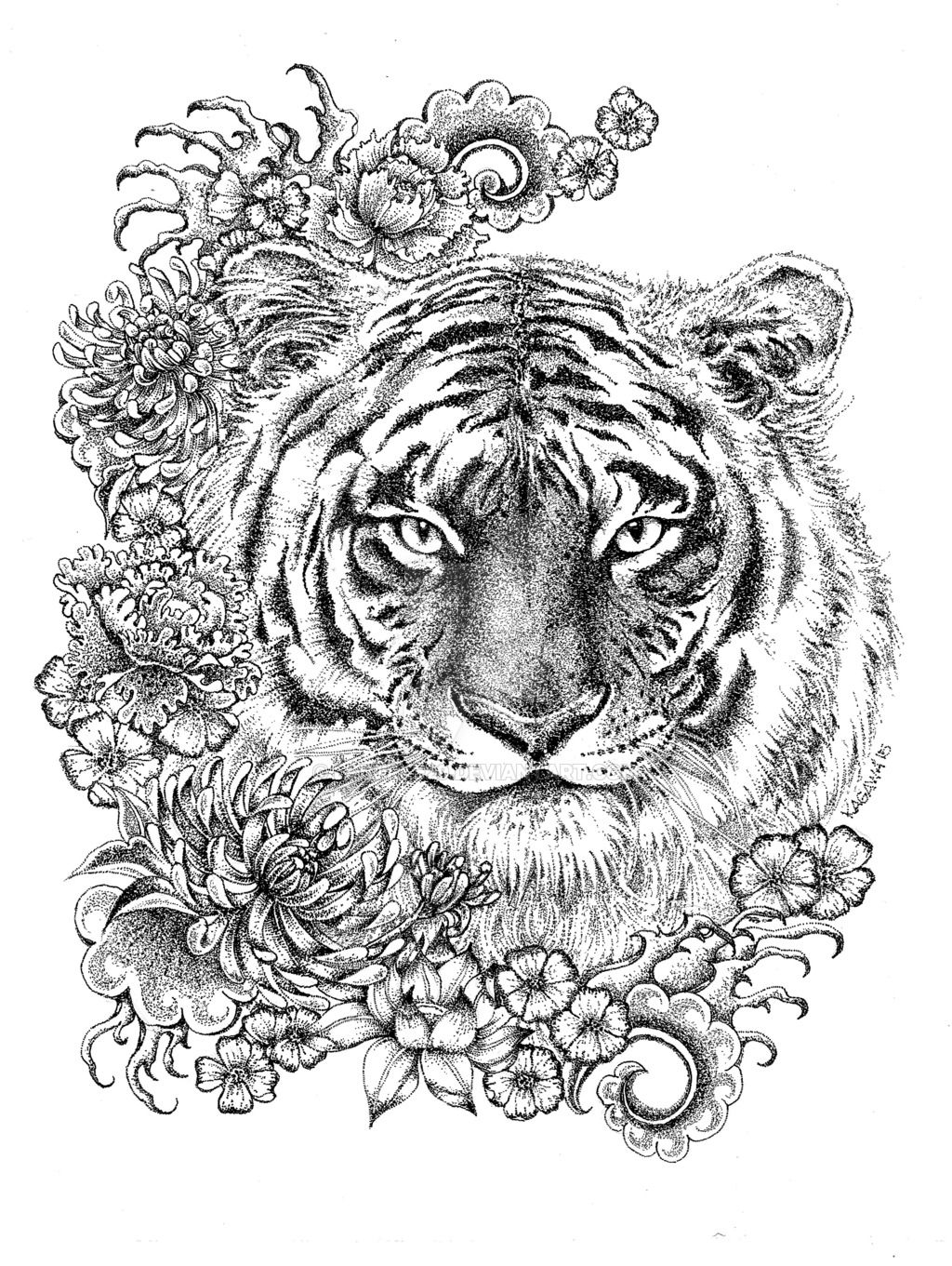 Tiger Coloring Pages Free Printable 123