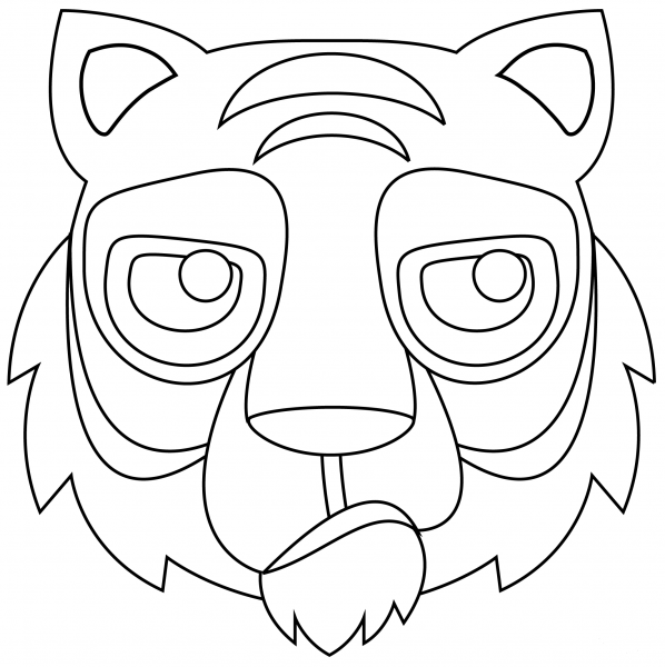 Tiger Coloring Pages Free Printable 130