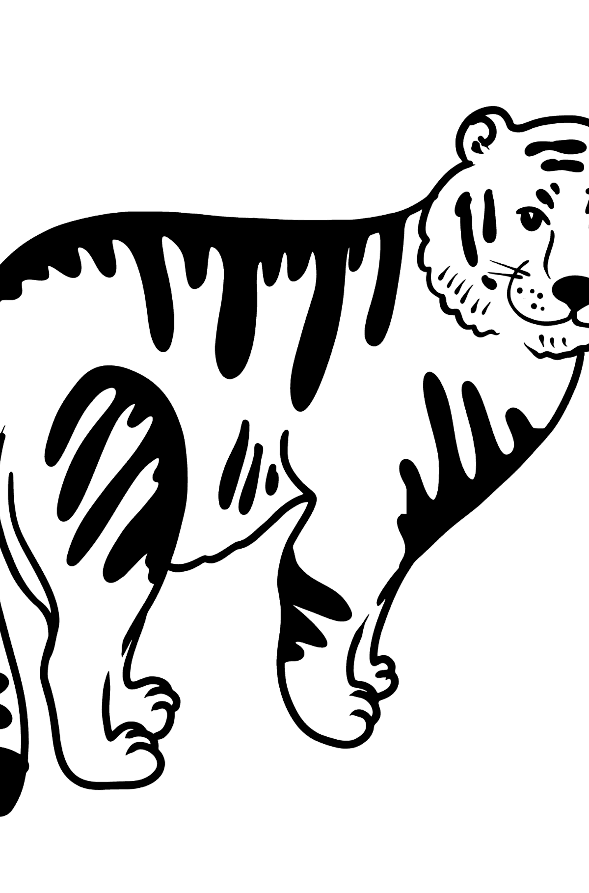 Tiger Coloring Pages Free Printable 138