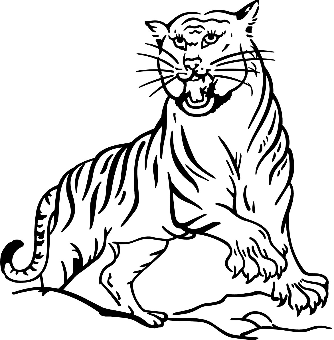 Tiger Coloring Pages Free Printable 24