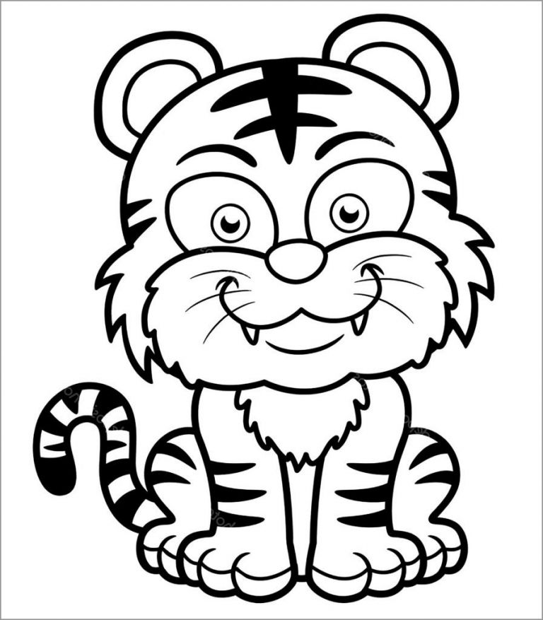 Tiger Coloring Pages Free Printable 27