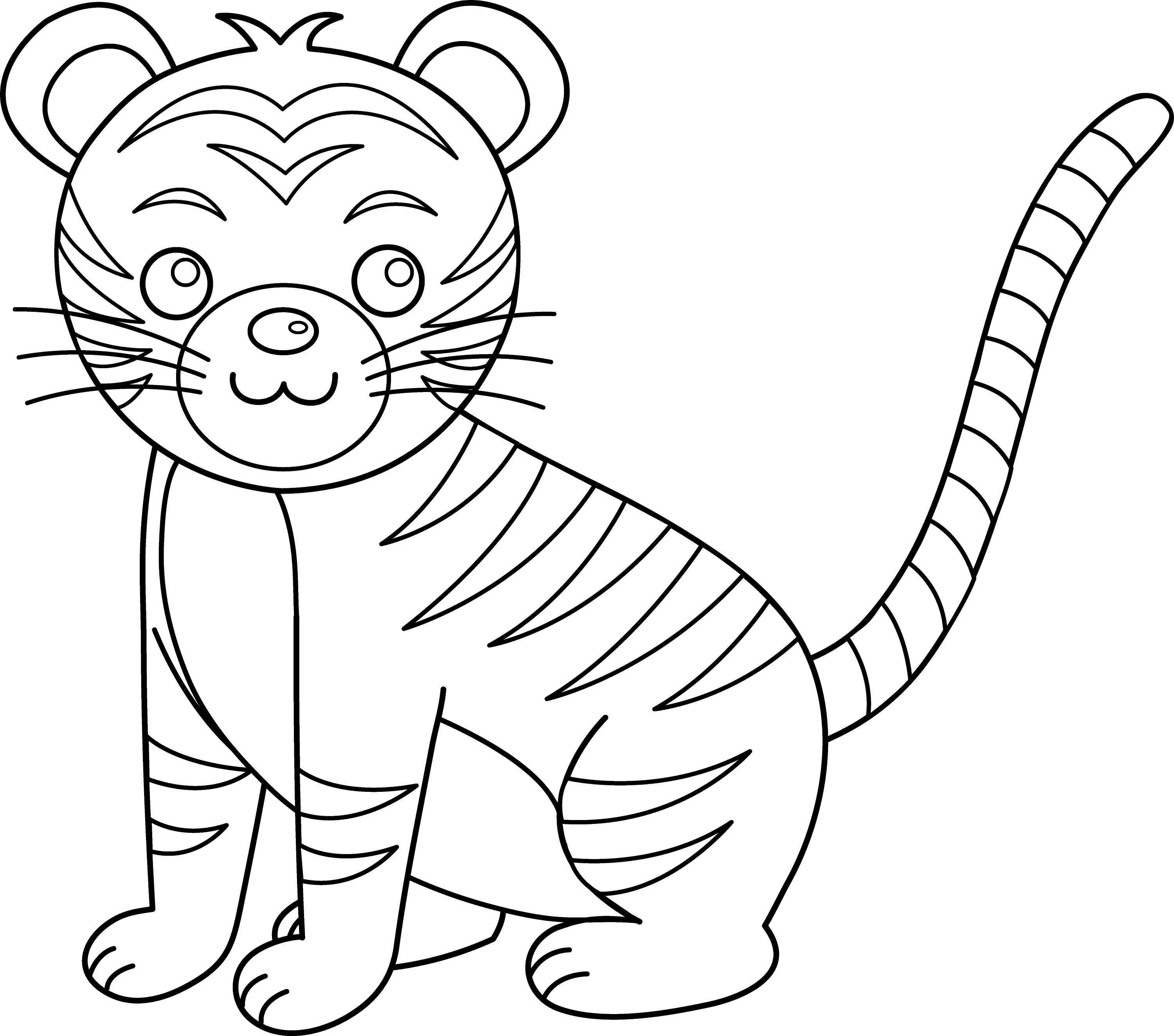 Tiger Coloring Pages Free Printable 28