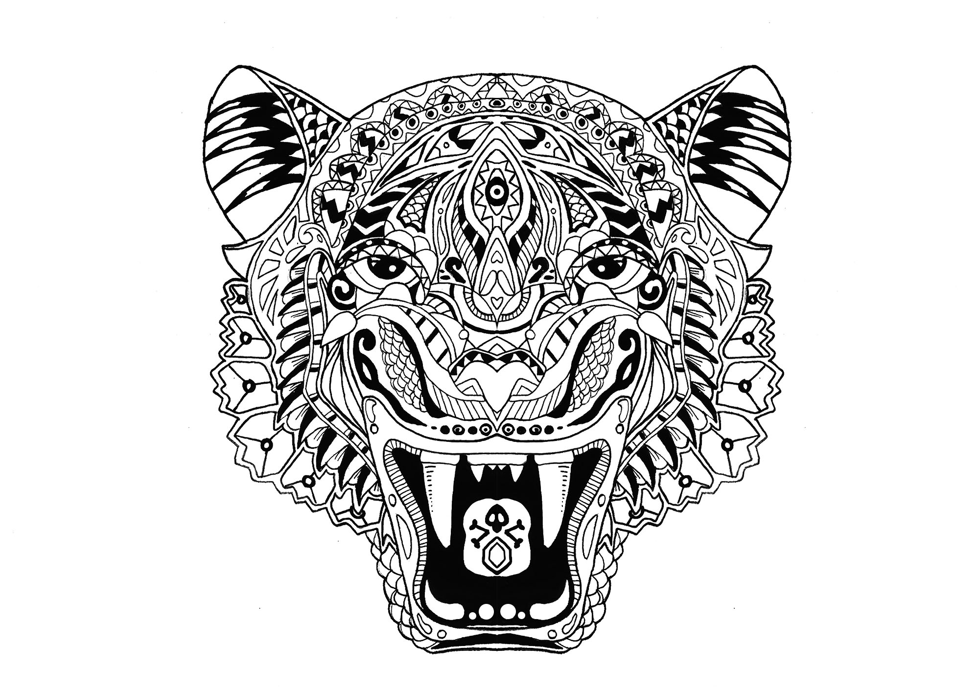 Tiger Coloring Pages Free Printable 40