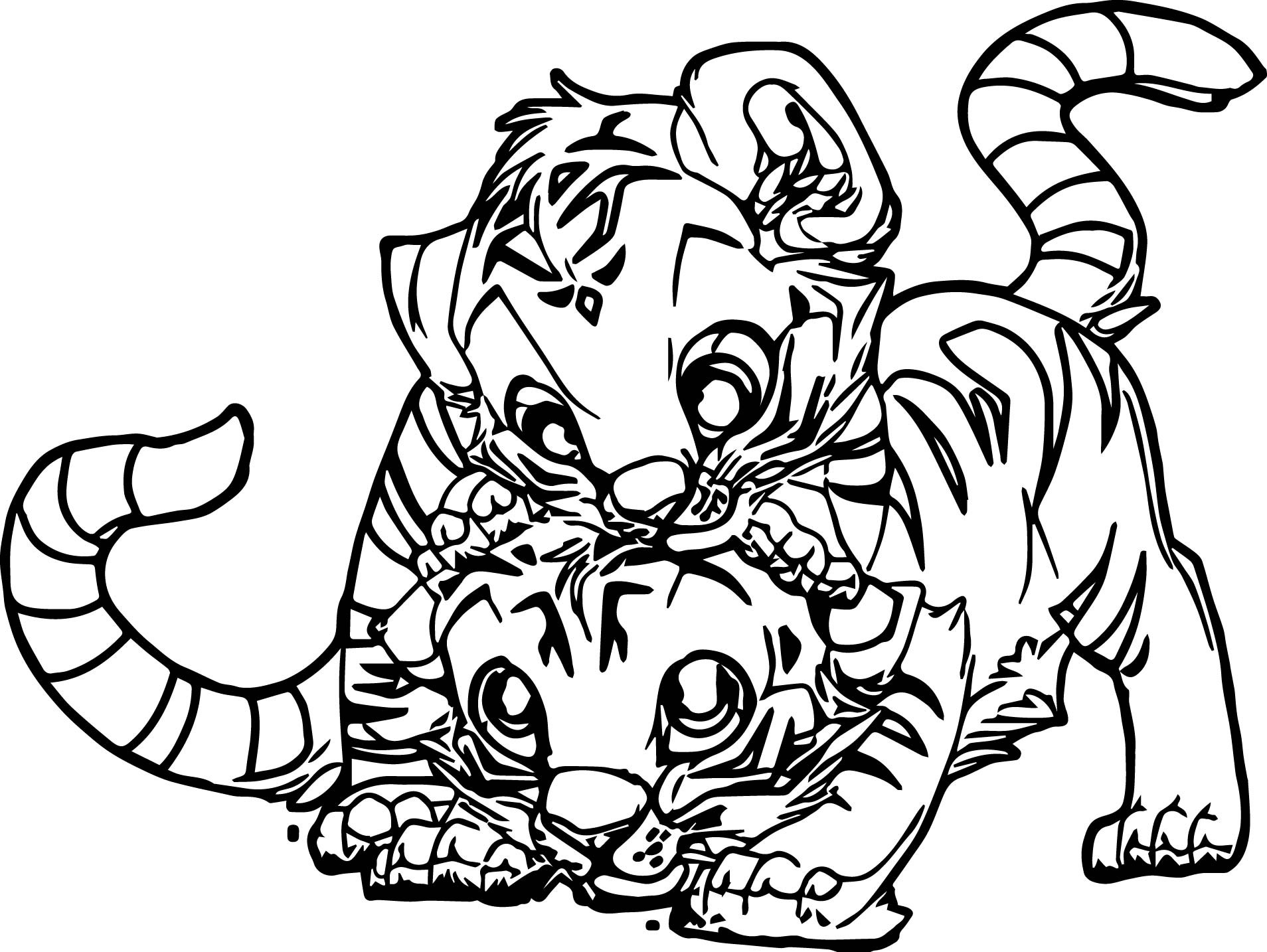 Tiger Coloring Pages Free Printable 42