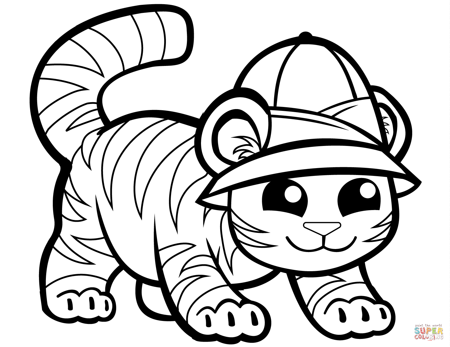 Tiger Coloring Pages Free Printable 43