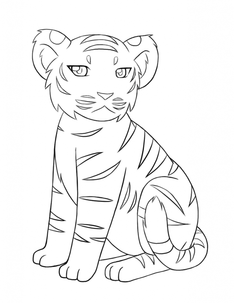 Tiger Coloring Pages Free Printable 53