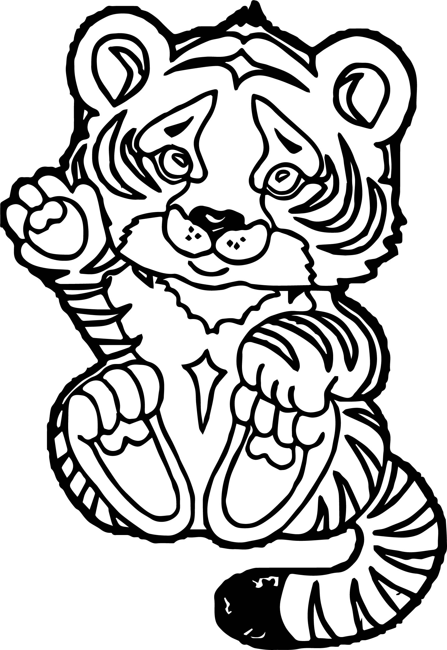 Tiger Coloring Pages Free Printable 6