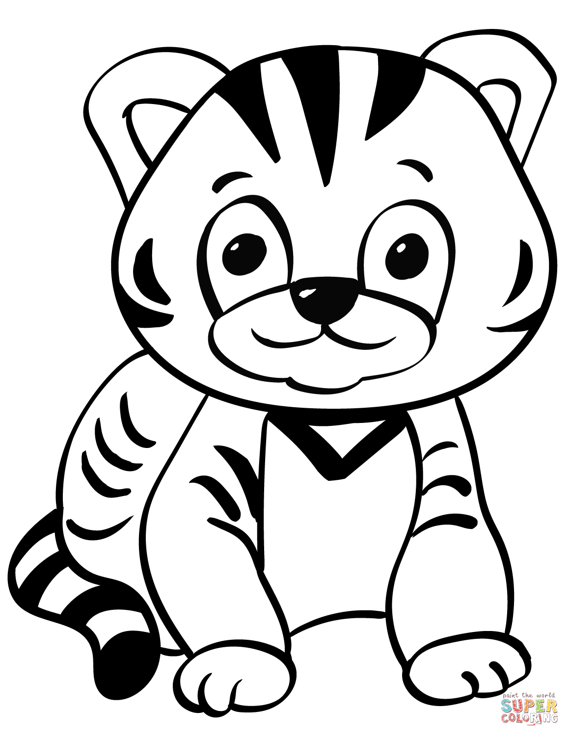 Tiger Coloring Pages Free Printable 66