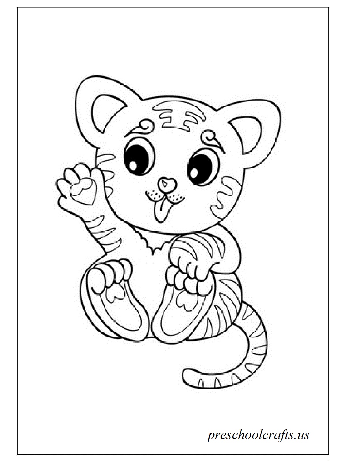 Tiger Coloring Pages Free Printable 68