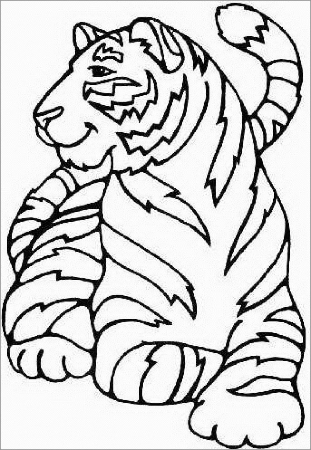 Tiger Coloring Pages Free Printable 69