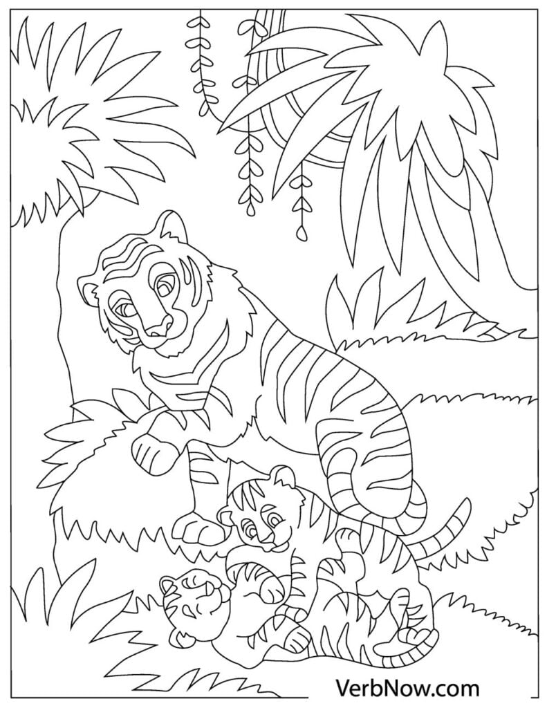 Tiger Coloring Pages Free Printable 75