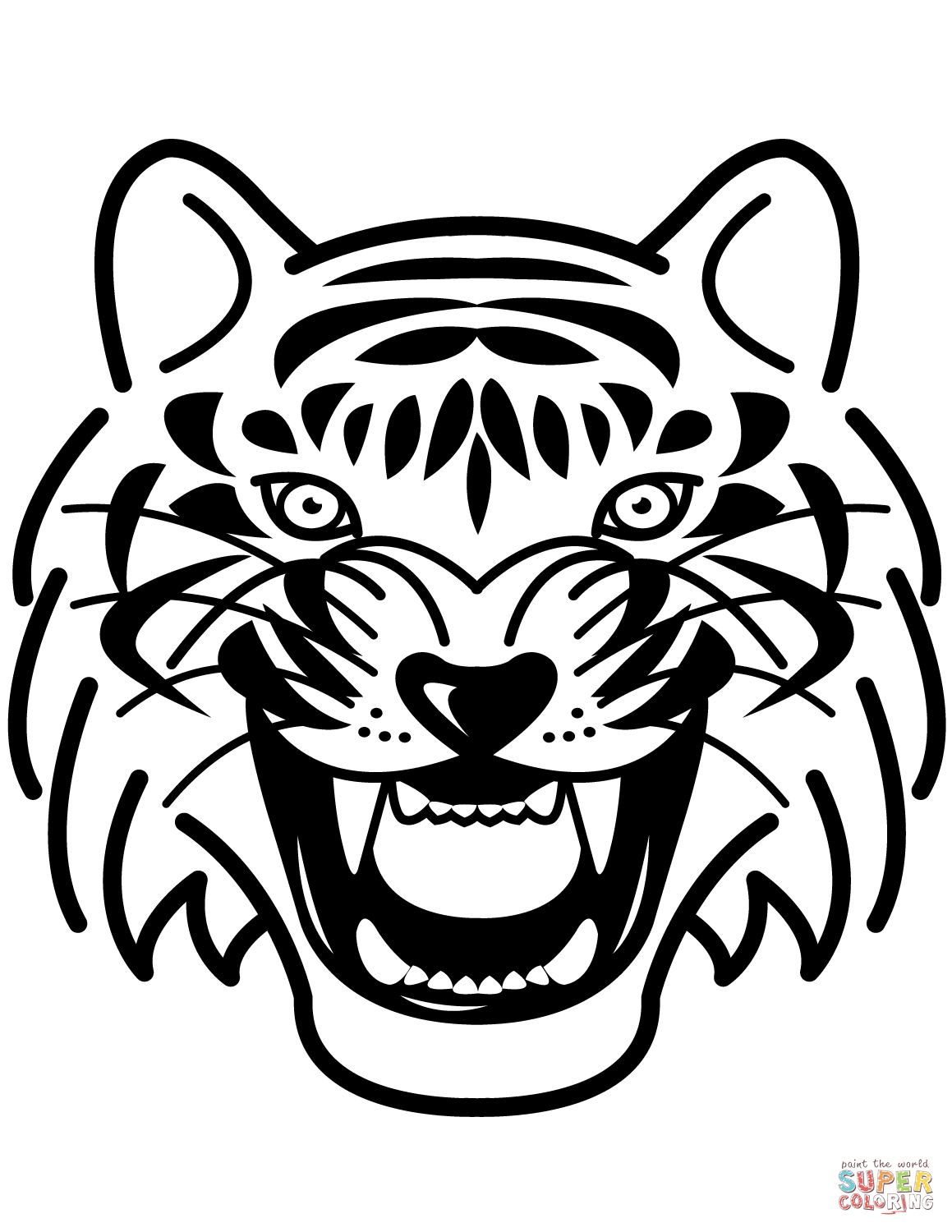 Tiger Coloring Pages Free Printable 87