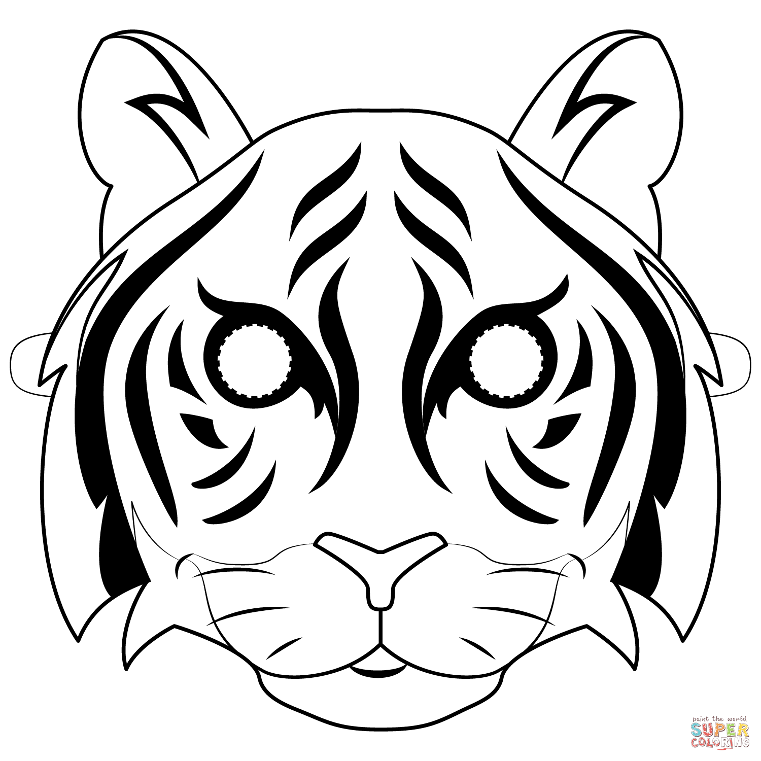 Tiger Coloring Pages Free Printable 89