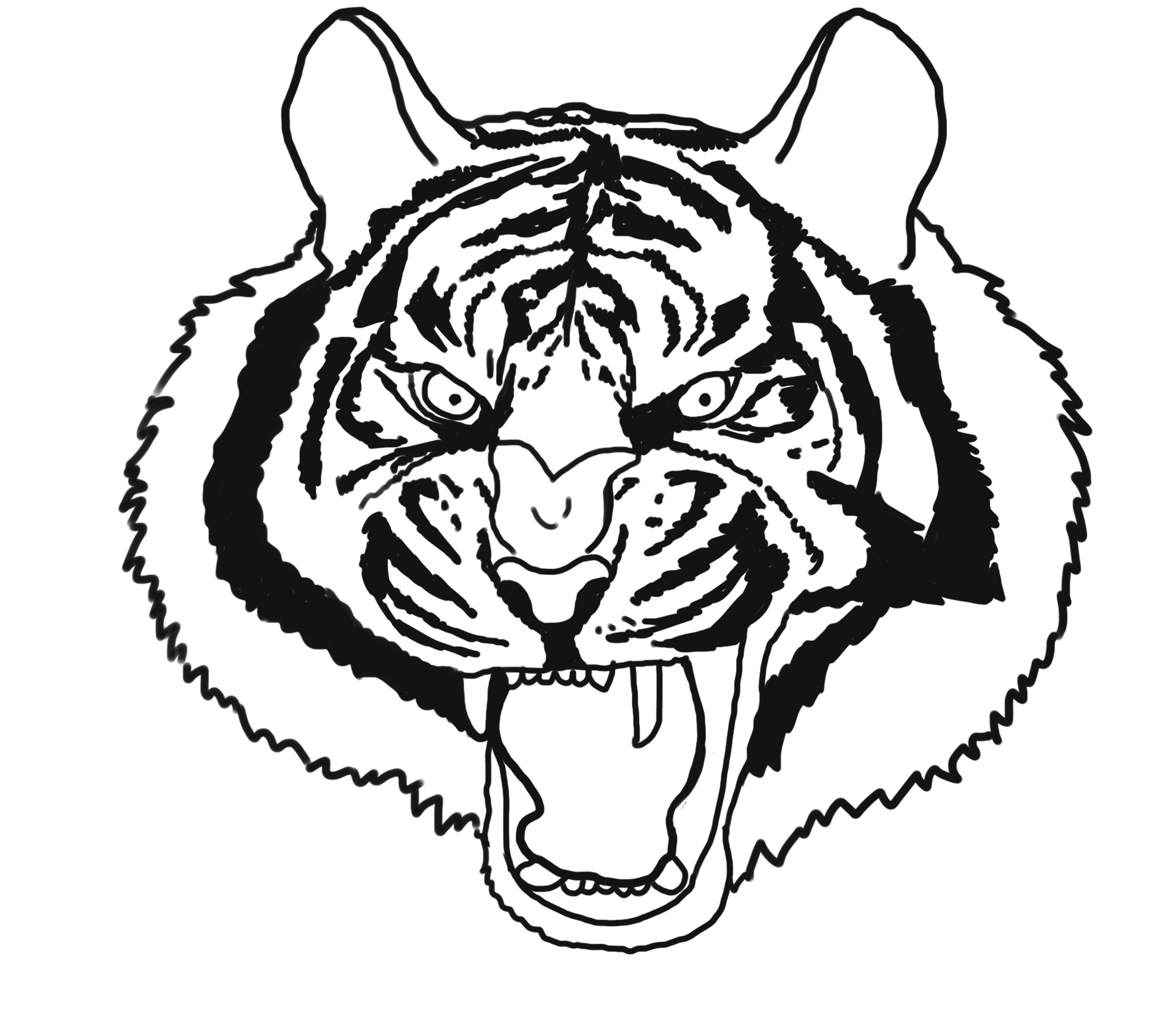 Tiger Coloring Pages Free Printable 90