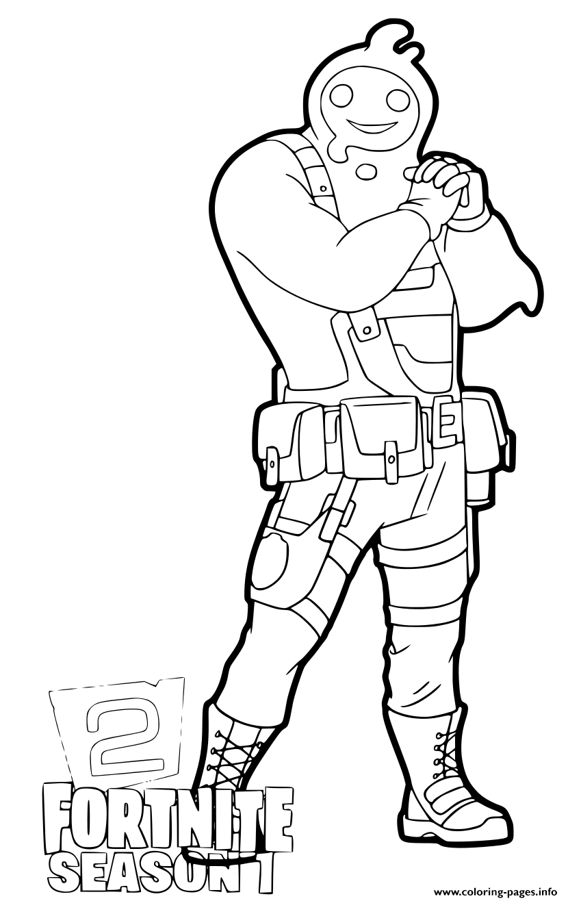 100+ Fortnite Coloring Pages for Gamers 105