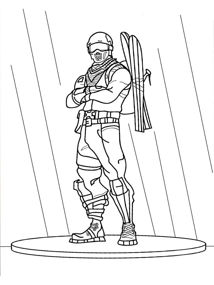 100+ Fortnite Coloring Pages for Gamers 107