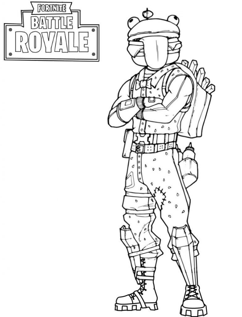 100+ Fortnite Coloring Pages for Gamers 108