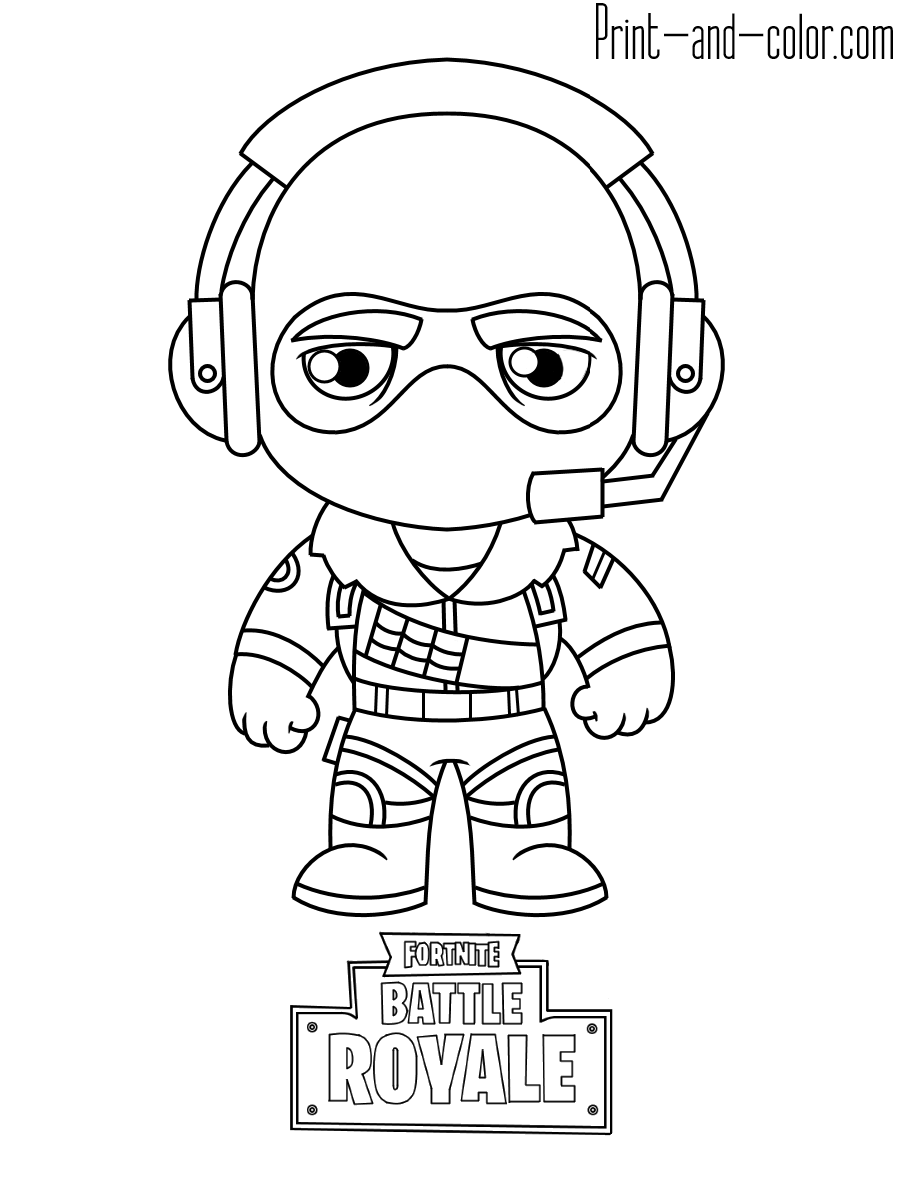 100+ Fortnite Coloring Pages for Gamers 109