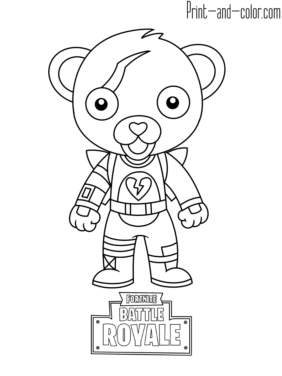 100+ Fortnite Coloring Pages for Gamers 127