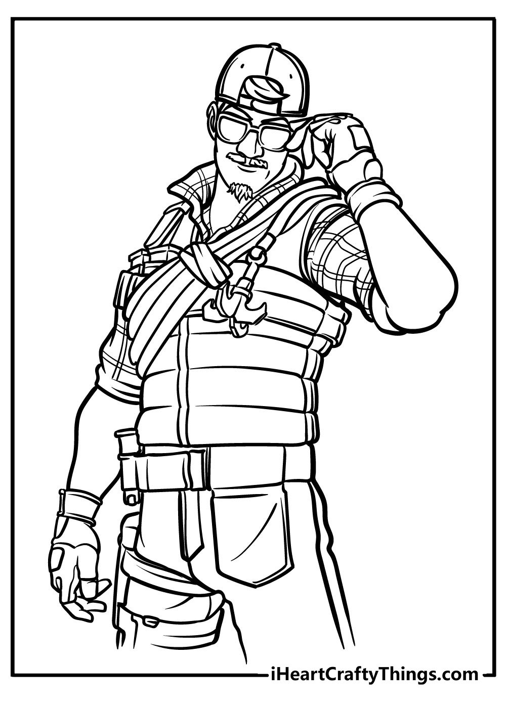 100+ Fortnite Coloring Pages for Gamers 131