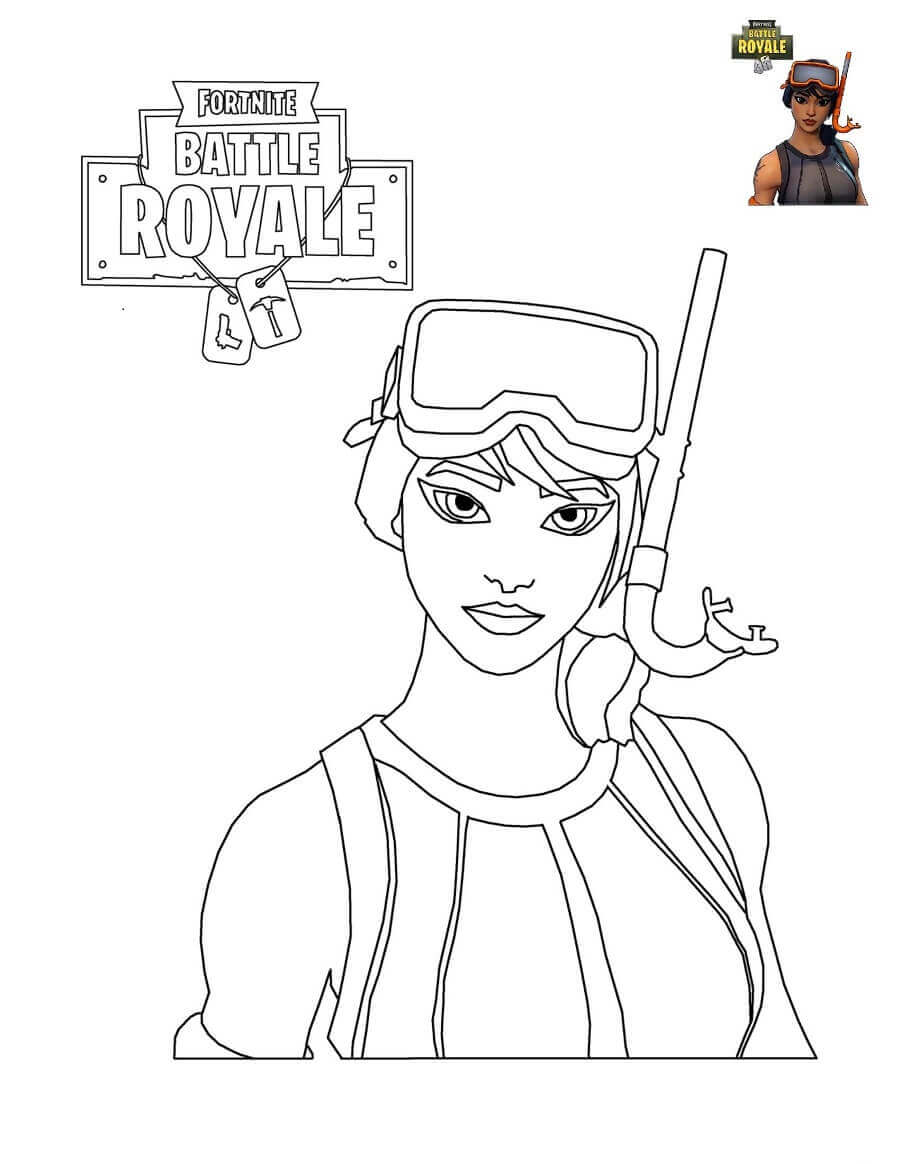 100+ Fortnite Coloring Pages for Gamers 132