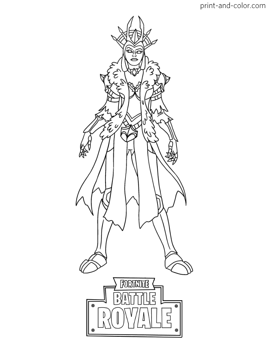 100+ Fortnite Coloring Pages for Gamers 137