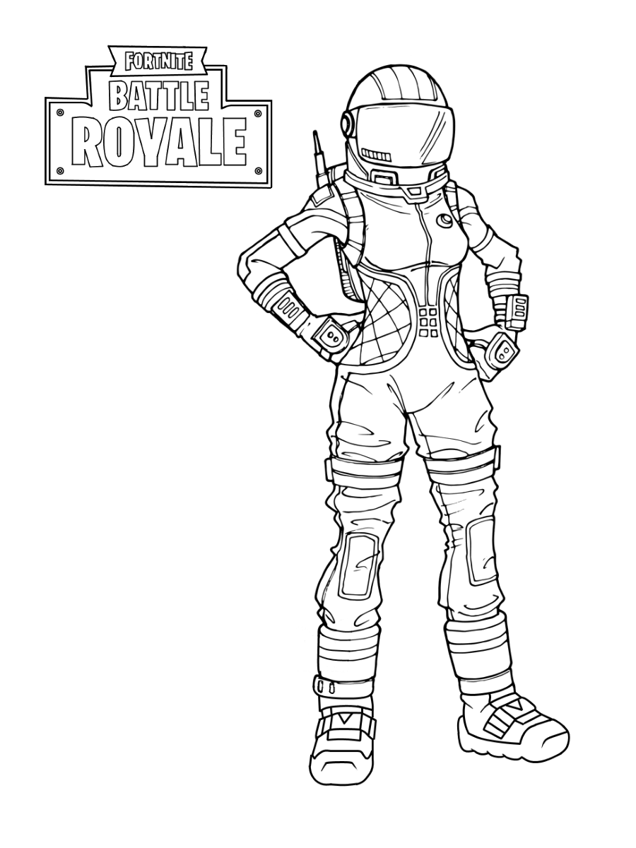 100+ Fortnite Coloring Pages for Gamers 14