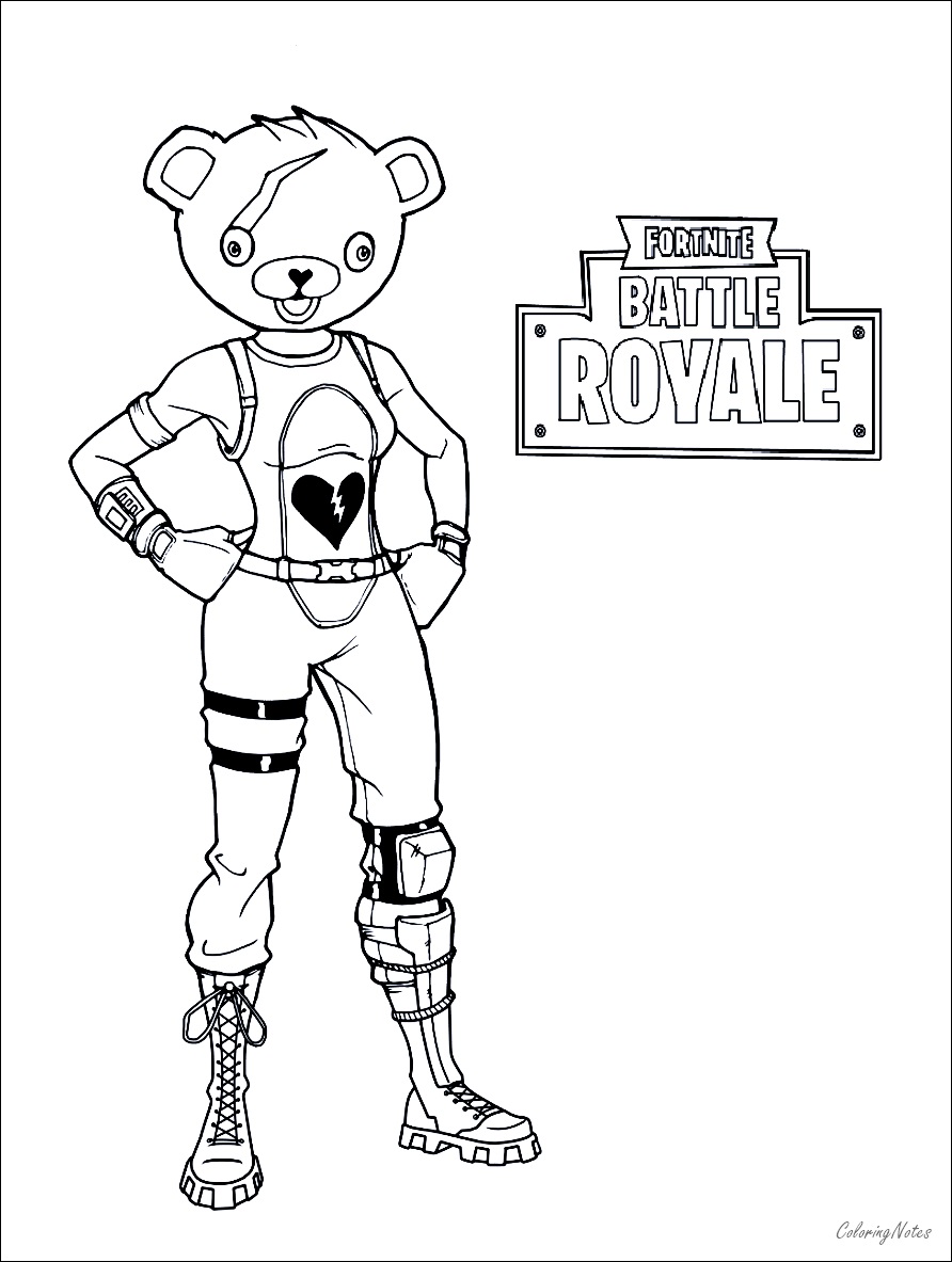 100+ Fortnite Coloring Pages for Gamers 140