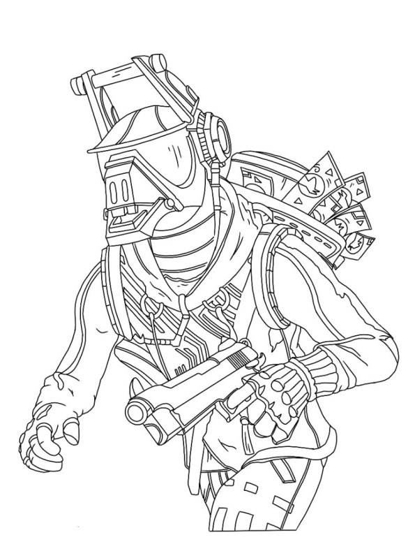 100+ Fortnite Coloring Pages for Gamers 141