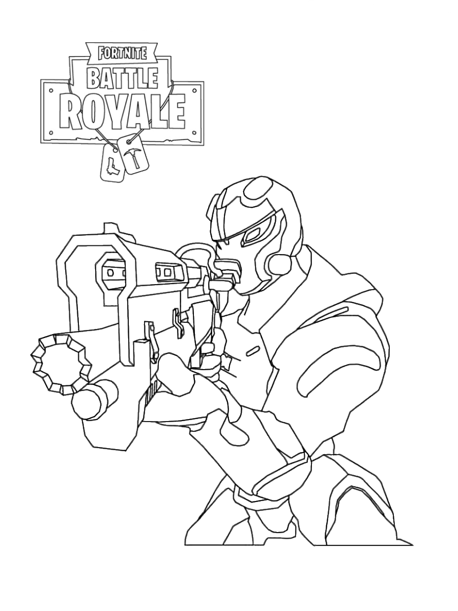 100+ Fortnite Coloring Pages for Gamers 144