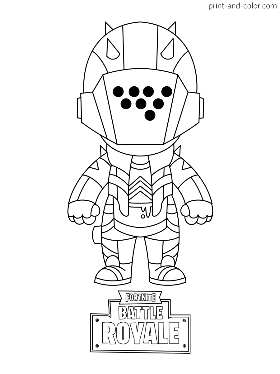 100+ Fortnite Coloring Pages for Gamers 149