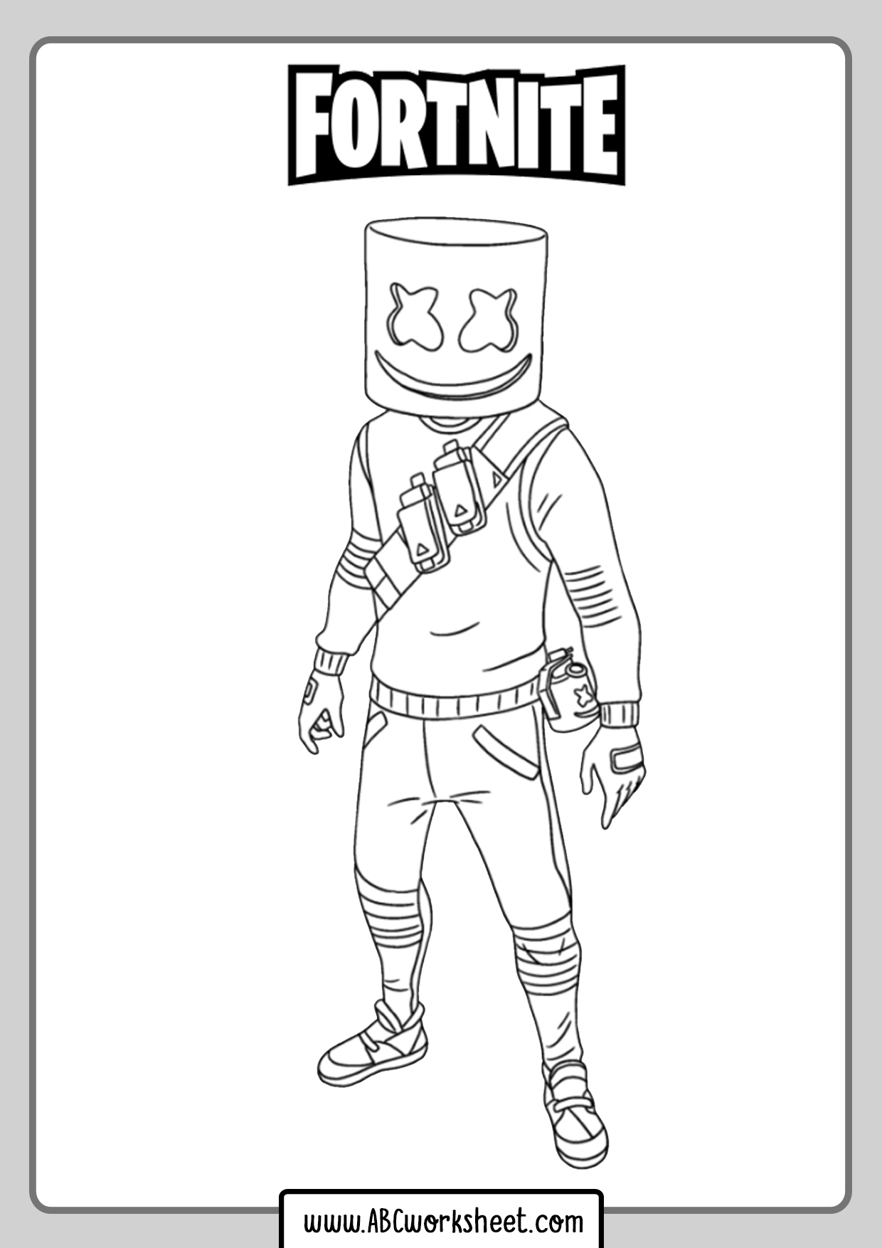 100+ Fortnite Coloring Pages for Gamers 158