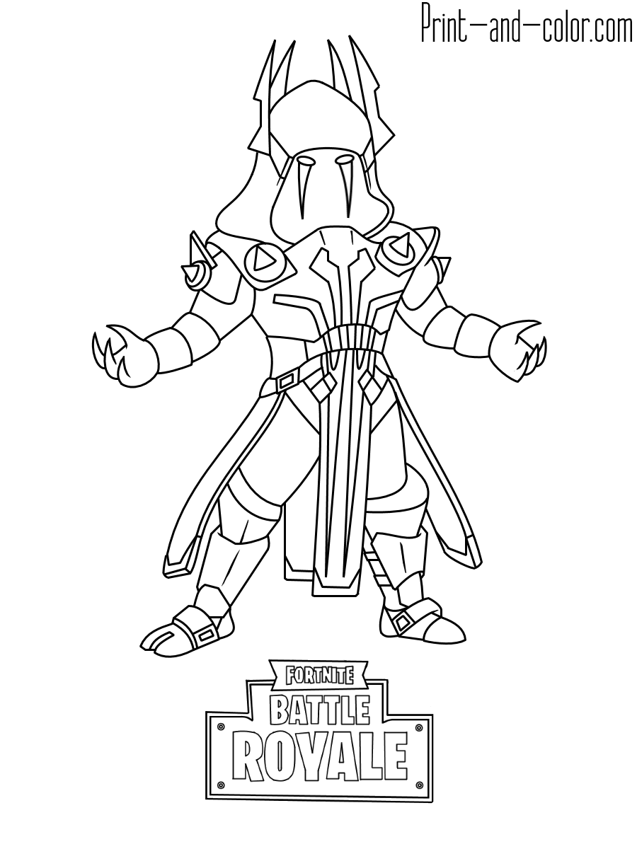 100+ Fortnite Coloring Pages for Gamers 161