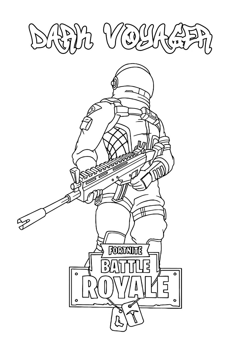 100+ Fortnite Coloring Pages for Gamers 162