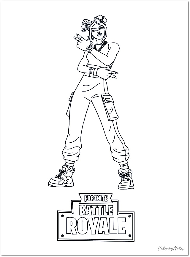 100+ Fortnite Coloring Pages for Gamers 163