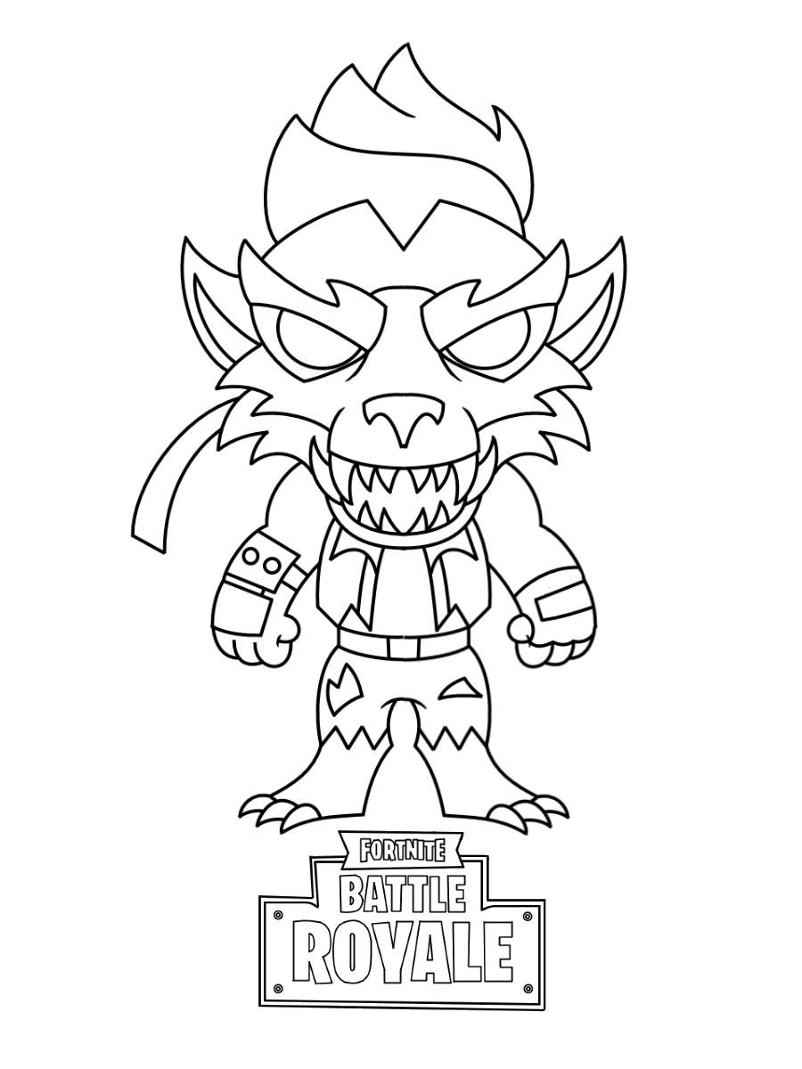 100+ Fortnite Coloring Pages for Gamers 164