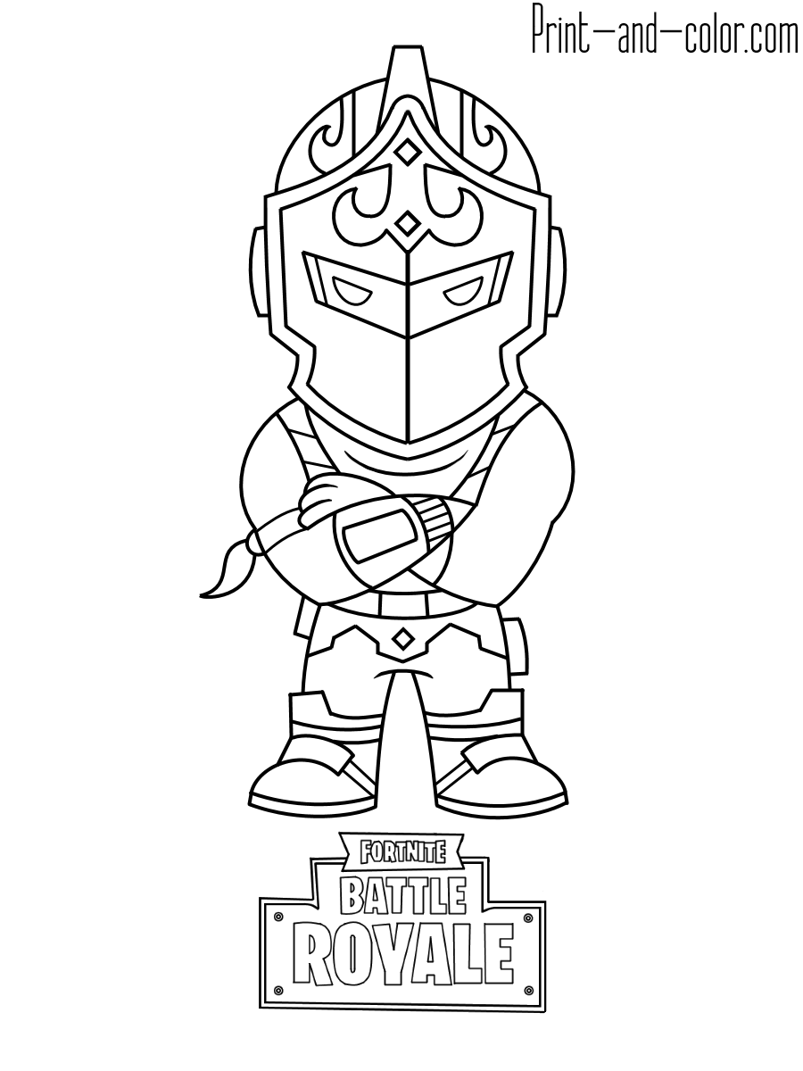 100+ Fortnite Coloring Pages for Gamers 165