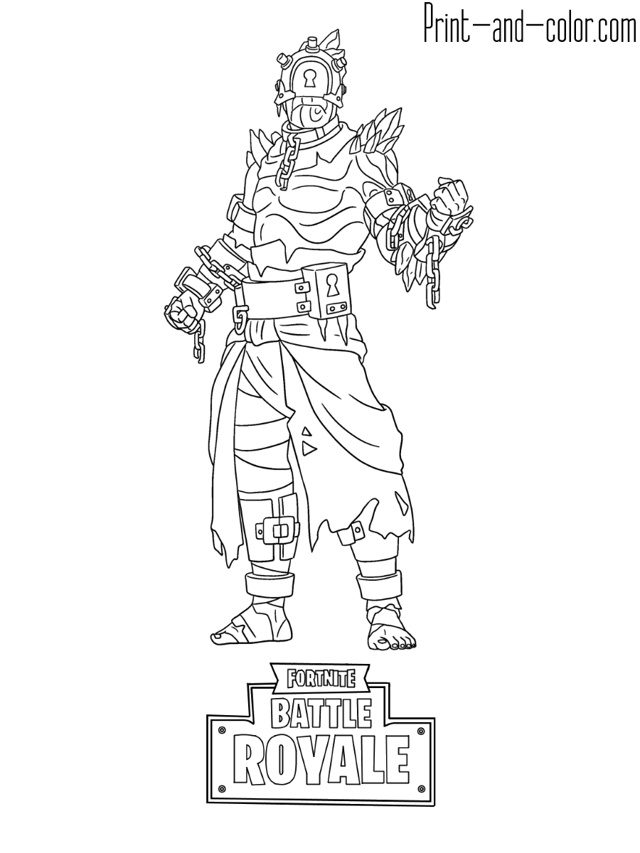 100+ Fortnite Coloring Pages for Gamers 167