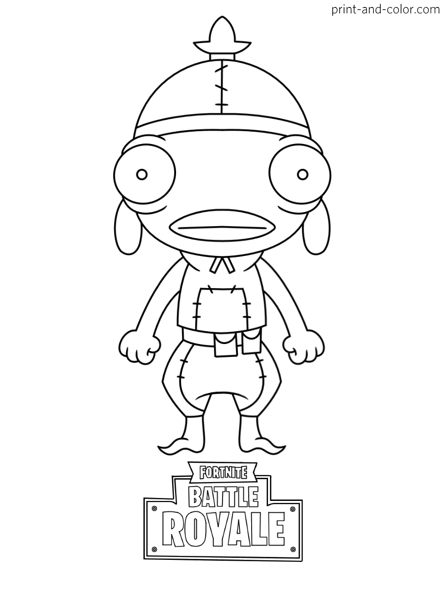 100+ Fortnite Coloring Pages for Gamers 172