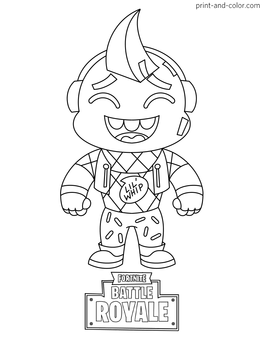 100+ Fortnite Coloring Pages for Gamers 178