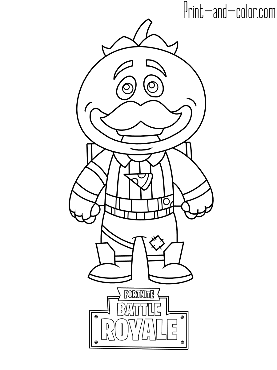 100+ Fortnite Coloring Pages for Gamers 181