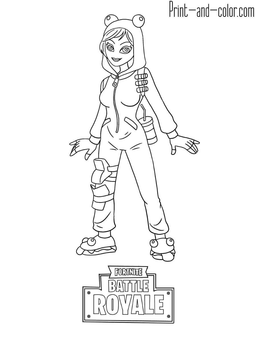 100+ Fortnite Coloring Pages for Gamers 182