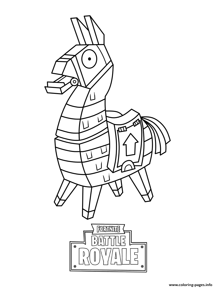 100+ Fortnite Coloring Pages for Gamers 185