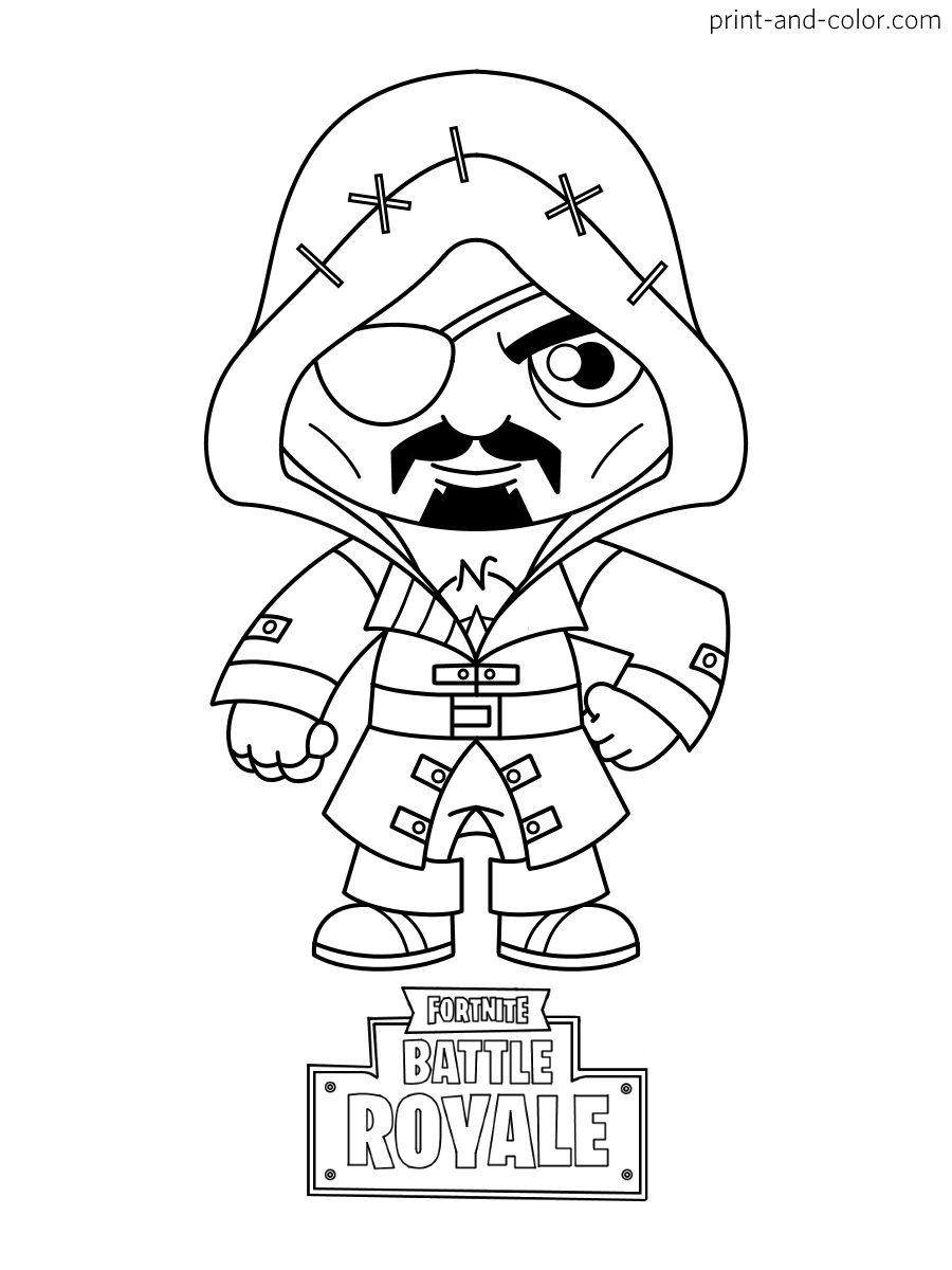 100+ Fortnite Coloring Pages for Gamers 19