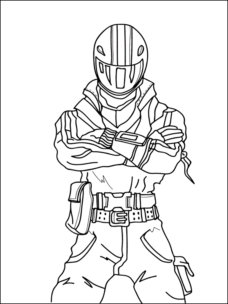 100+ Fortnite Coloring Pages for Gamers 30