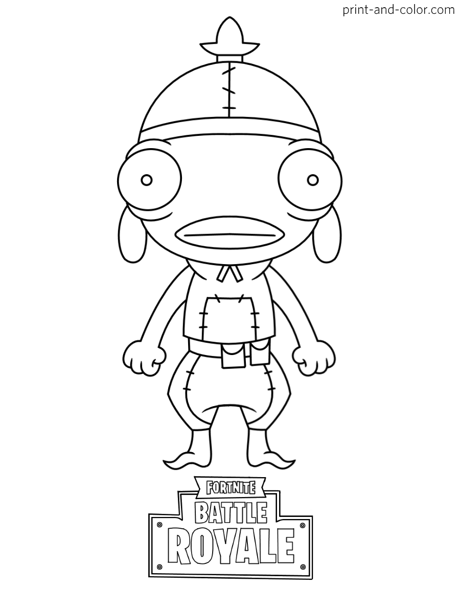 100+ Fortnite Coloring Pages for Gamers 33